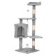 Petsi Cat Tree 110 cm with Scratching Posts and Condo House for Indoor Cats, gray