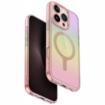 Uniq Iridescia Magclick Charging vāciņš Apple iPhone 16 Pro Pink