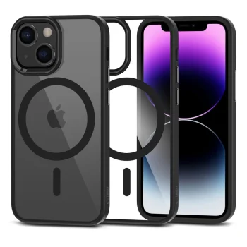 Tech-Protect iPhone 12 mini / 13 mini vāciņš MagMat MagSafe, caurspīdīgs melns