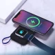 Внешний аккумулятор 3mk PastelUp 10000mAh 22.5W USB 1A1C, Черный