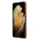 Чехол Mercedes для Samsung Galaxy S21 Silicone Line, красный
