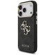 Guess 4G Big 4G Classic Logo Phone Case Cover iPhone 17 Pro - Black and Gold