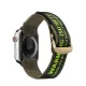 Ремешок Dux Ducis для Apple Watch 49/45/44/42 мм (Outdoor Version), нейлон, черно-зеленый