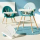 ECOTOYS 2-in-1 barošanas krēsliņš, zils