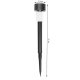 Gardlov Solar Garden Lights, 10 pcs, Warm White