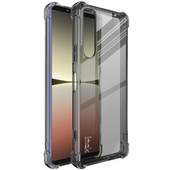 Sony Xperia 5 IV IMAK Soft TPU Case Shock-Absorbing Protection Cover, Transparent Black | Telefona Vāciņš Maciņš...