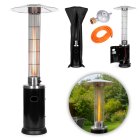 MultiGarden 9 kW Gas Patio Heater with Glass Tube for Outdoor Garden and Deck