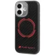 Audi RSQ Carbon Fiber Sport Red Circle MagSafe Case for iPhone 17, Black
