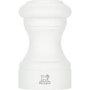 Peugeot Bistro Salt Mill Beech Wood 9 cm, Matt White