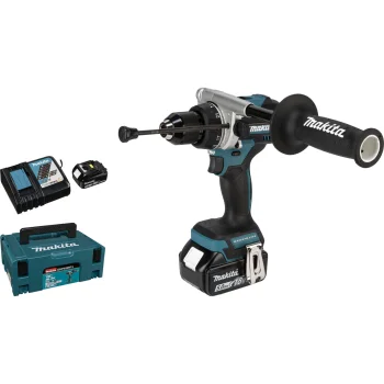 Аккумуляторная ударная дрель-шуруповерт Makita DHP492RTJ 18V (2x 5.0 Ач, Makpac)