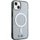 Чехол BMW Silver Ring MagSafe для iPhone 15 / 14 / 13 - Прозрачный