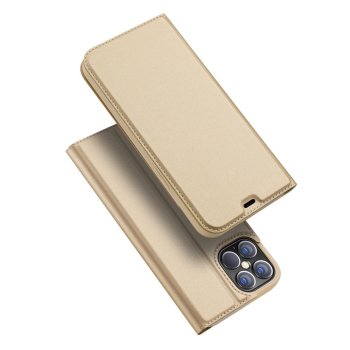 Dux Ducis Skin Pro vāciņš iPhone 12 Pro Max, zelta