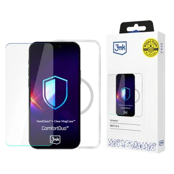 Комплект 3Mk Protection ComfortDuo Clear MagCase для iPhone 17, прозрачный
