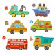 Magnētiskā grāmatiņa - puzle \"Transportlīdzekļi\"