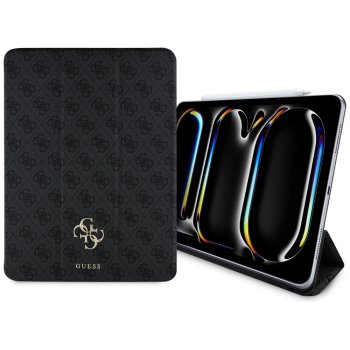 Чехол-книжка Guess Magnetic 4G Big Logo для iPad Pro 13" 2024, черный