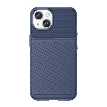 Ударопрочный чехол для iPhone 15 Plus Thunder Case, синий
