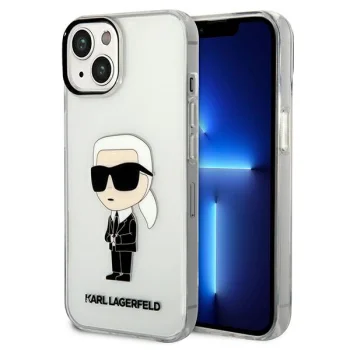 Прозрачный чехол Karl Lagerfeld Ikonik Karl для iPhone 14 Plus / 15 Plus