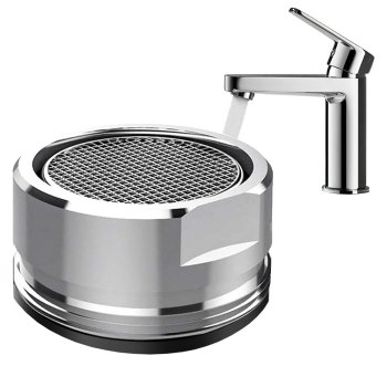Tap aerator nozzle M24, plastic, chrome