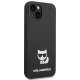 Karl Lagerfeld Silicone Choupette Body Case for iPhone 14 Plus, Black
