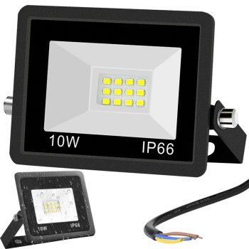 LED prožektors 10W 6000K āra ūdensizturīgs IP66