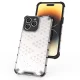 Triecienizturīgs hibrīda vāciņš iPhone 14 Pro Honeycomb, melns