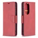 Huawei P50 Leather Stand Book Case Cover with Card Slots, Red | Чехол для Телефона Кабура...