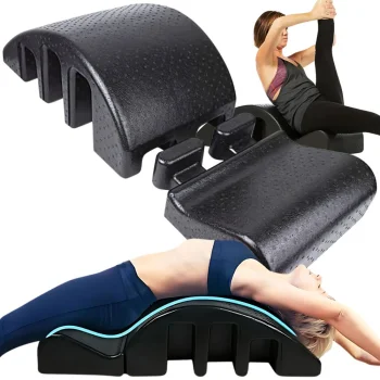 Pilatesa loka muguras korektors (Spine Corrector), melns