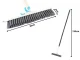 Grīdas tīrīšanas birste grīdas tīrītājs squeegee power 2in1 | Floor scrubbing brush water scrubber powerful...