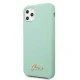 Чехол Guess Silicone Vintage Gold Logo для iPhone 11 Pro, зеленый