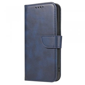 Xiaomi Redmi Note 10 4G / 10S Magnet Elegant Bookcase Cover Case, Blue | Telefona Vāciņš Maciņš Apvalks Grāmatiņa