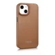 iCarer atverams ādas vāciņš iPhone 14 Plus, MagSafe, brūns (WMI14220715-BN)