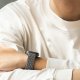 Uniq strap Aspen Apple Watch 44/42 / 45mm Series 4/5/6/7/8 / SE / SE2 Braided DE gray / pebble gray