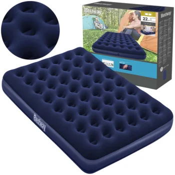Двухместный надувной матрас Bestway 67003, 203x152x22 см, темно-синий