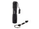 Mini tactical LED flashlight with keychain, battery powered