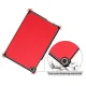 Huawei MatePad T 10s (AGS3-L09, AGS3-W09) Leather Tri-fold Stylish Tablet Cover Case, Red | Vāks Apvalks Pārvalks...