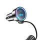Joyroom JR-CL07 72W 3‑in‑1 auto lādētājs ar 1,6 m USB‑C kabeli – melns | Phone Car Charger