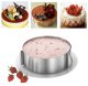 Ruhhy regulējama kūku forma / konditorejas riņķis, 16-30 cm (12 cm augstums)