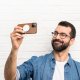 Dux Ducis Grit Case for iPhone 14 MagSafe Faux Leather Cover, Brown