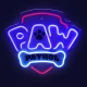 Светодиодная неоновая вывеска Psi Patrol Logo OW-130146 на оргстекле