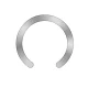 Tech-Protect MMP-210 MagSafe magnētiskais gredzens, 2 gab., Silver / Navy Blue