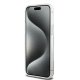 DKNY iPhone 15 Pro Max vāciņš Liquid Glitters Arch Logo, balts