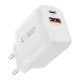 Сетевое зарядное устройство Tech-Protect NCA20 PD 20W QC3.0 + кабель USB-C / Lightning...
