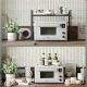 Over the Microwave Rack Kitchen Counter Shelf Organizer