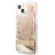 Чехол Guess Paisley Liquid Glitter для iPhone 13 mini Золотой