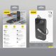 Dudao K31 10000 mAh 22.5W Power Bank with Built-in Cable, Black