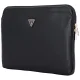 Guess Sleeve Grained Zipper Pocket Triangle Logo 14\" klēpjdatora soma - melna | Laptop Bag Black