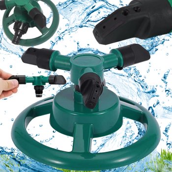Dārza Zāles Smidzinātājs 360° Regulējams Dārza Laistītājs | Garden Grass Sprinkler Rotary Adjustable Garden...