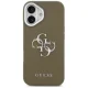 Guess Grained Big 4G Classic Logo vāciņš Apple iPhone 17, brūns