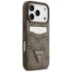 Чехол Guess 4G nauble Card Triange для iPhone 18 Pro / 17 Pro, коричневый