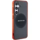 Mercedes AMG Case for Samsung Galaxy S24 Transparent Bicolor MagSafe, Black